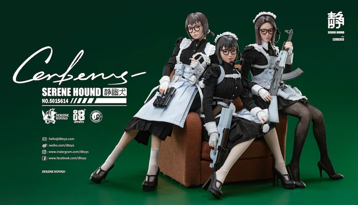 Serene Hound Series 501S614-R Cerberus Maid Team Rus 1/6 Scale Action Figure 16 Serene Hound Series 501S614-R Cerberus Maid Team Rus 1/6 Scale Action Figure - Image 14