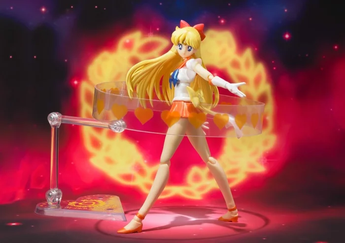 Bandai S.H.Figuarts Sailor Moon Super S Super Sailor Venus 5 Bandai S.H.Figuarts Sailor Moon Super S Super Sailor Venus - Image 3