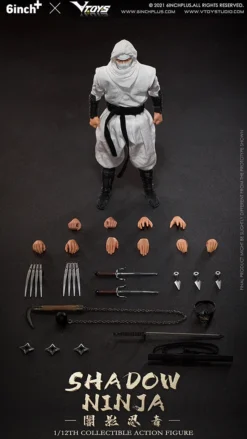 Shadow Ninja (White) 1/12 Scale Action Figure 14 Shadow Ninja (White) 1/12 Scale Action Figure -Figure Model 328374d2748048e1ba589acdf8c9ab31.jpg