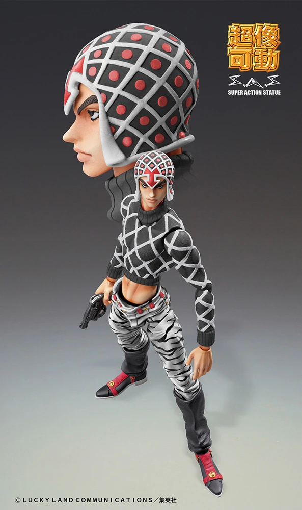 Super Action Statue Big JoJo's Bizarre Adventure Part 5 Guido Mista & Sex Pistols Ver. Black 5 Super Action Statue Big JoJo's Bizarre Adventure Part 5 Guido Mista & Sex Pistols Ver. Black - Image 3