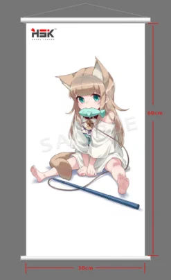 My Cat Is A Kawaii Girl Kinako: Sitting Fish Ver. Limited Edition 1/6 Scale Figure W/ Bonus Tapestry -Figure Model 449c1ccc099b43cc816d9756cb5d68f9.jpg