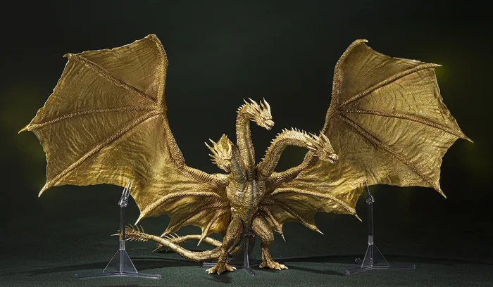 Bandai S.H.MonsterArts Godzilla: King Of The Monsters King Ghidorah (2019): Special Color Ver. 4 Bandai S.H.MonsterArts Godzilla: King Of The Monsters King Ghidorah (2019): Special Color Ver. - Image 2
