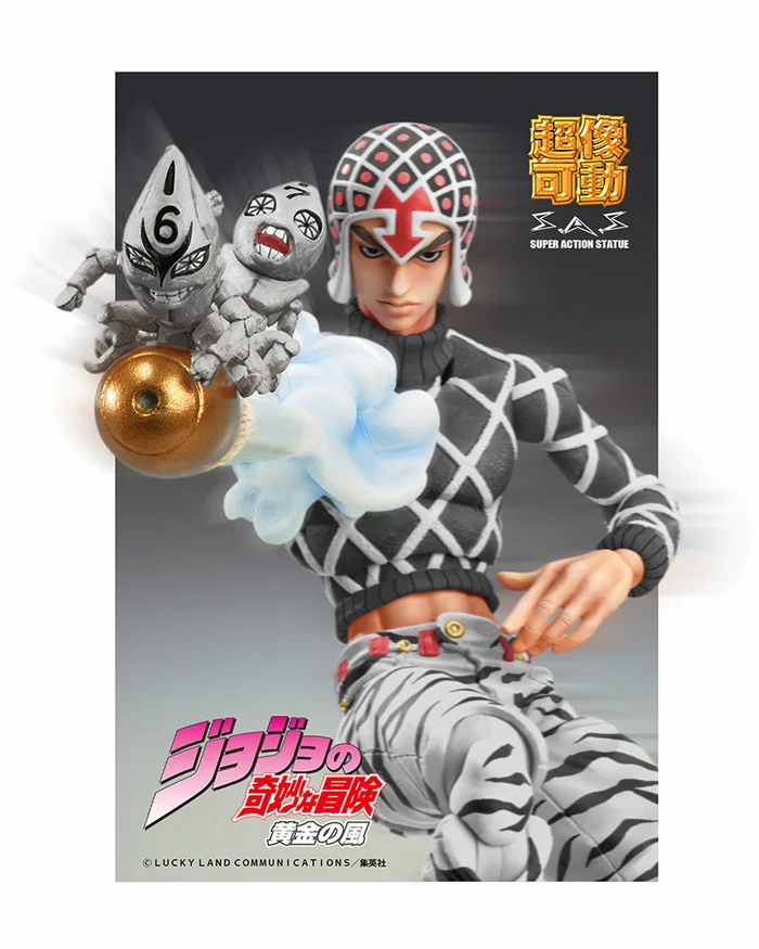 Super Action Statue Big JoJo's Bizarre Adventure Part 5 Guido Mista & Sex Pistols Ver. Black 8 Super Action Statue Big JoJo's Bizarre Adventure Part 5 Guido Mista & Sex Pistols Ver. Black - Image 6