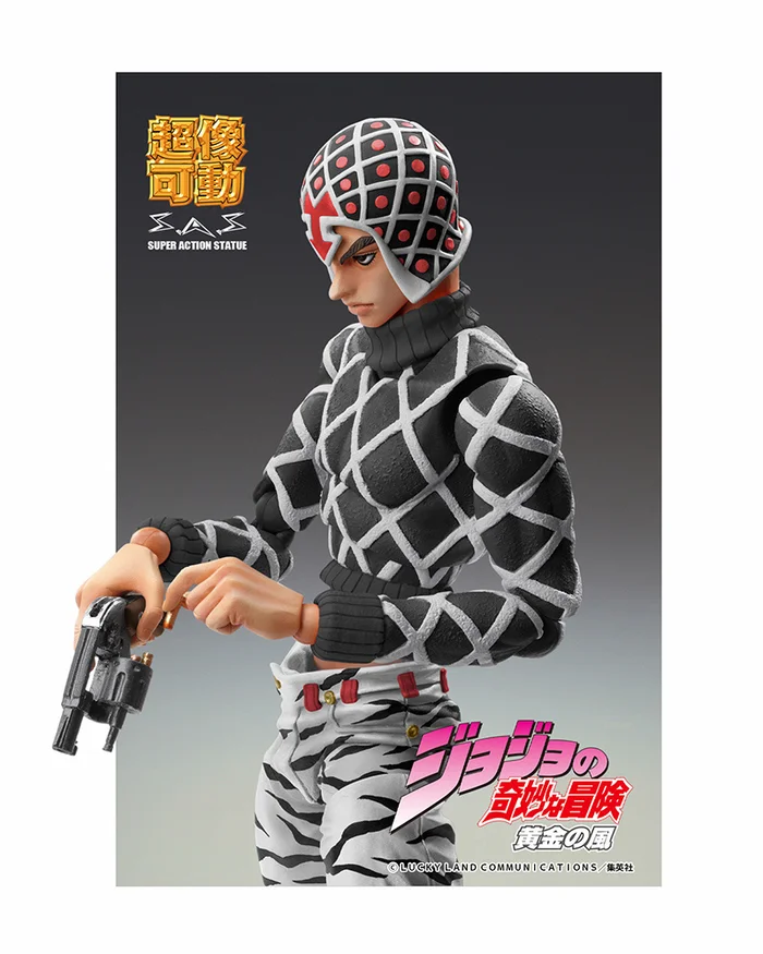 Super Action Statue Big JoJo's Bizarre Adventure Part 5 Guido Mista & Sex Pistols Ver. Black 9 Super Action Statue Big JoJo's Bizarre Adventure Part 5 Guido Mista & Sex Pistols Ver. Black - Image 7