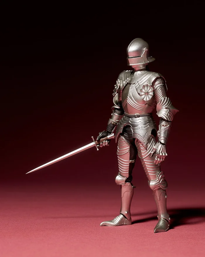 KT-021 Takeyashiki Jizaiokimono 15th Century Gothic Field Armor: Silver 8 KT-021 Takeyashiki Jizaiokimono 15th Century Gothic Field Armor: Silver - Image 6