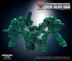 ARC-G01 Archecore-Saga Of Ymirus 1/35 Scale Arche-Soldier Squad Customized Green Color Ver. -Figure Model c4dfc5f9256446989ae65ab135fab65c.jpg