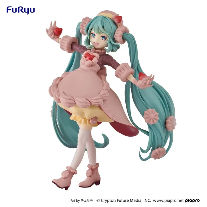 Hatsune Miku Sweet Sweets Series Figure: Strawberry Chocolate Short Ver. 4 Hatsune Miku Sweet Sweets Series Figure: Strawberry Chocolate Short Ver. - Image 2