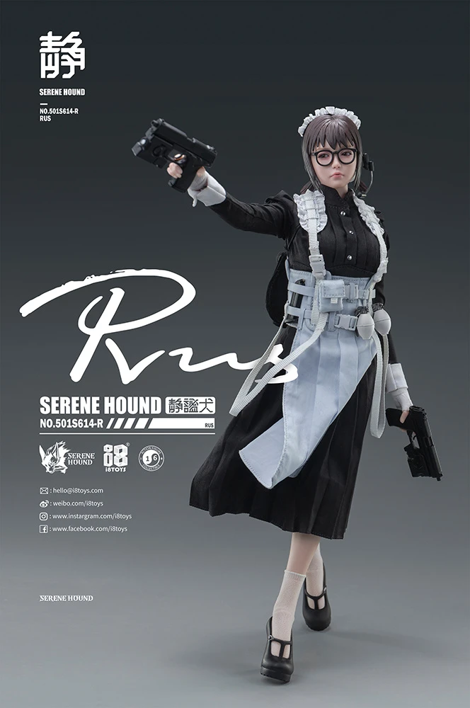 Serene Hound Series 501S614-R Cerberus Maid Team Rus 1/6 Scale Action Figure 3 Serene Hound Series 501S614-R Cerberus Maid Team Rus 1/6 Scale Action Figure