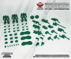 ARC-G01 Archecore-Saga Of Ymirus 1/35 Scale Arche-Soldier Squad Customized Green Color Ver. -Figure Model f6f43186849044d683b2bca975b928d1.jpg